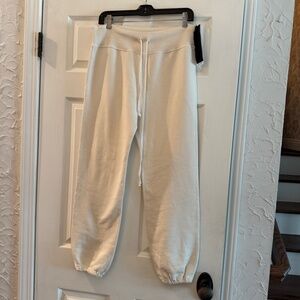 Nili Lotan Ecru LA Sweatpant - Sz Small - NWT